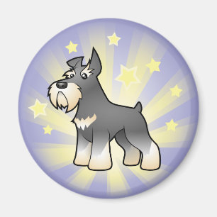 Imã Pouco Schnauzer da estrela