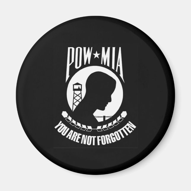 Imã POW - MIA Magnet (Frente)