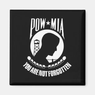 Imã POW*MIA Você Não Está Esquecido - Magnet