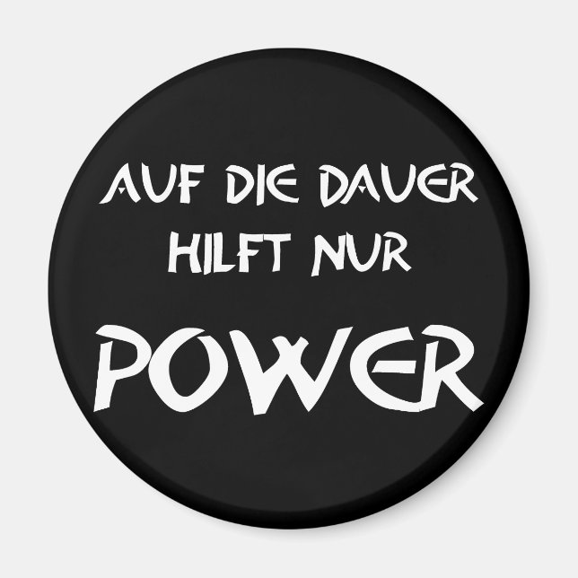 Imã Power a longo prazo ajuda somente (Frente)