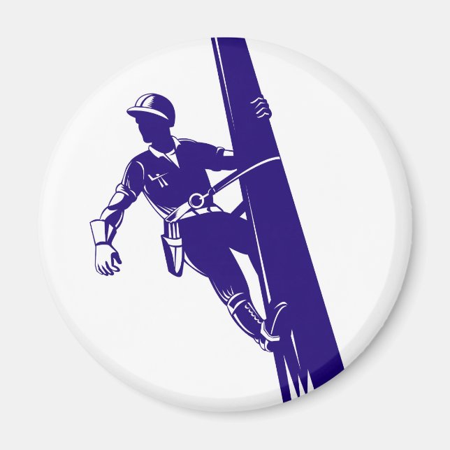 Imã Power Lineman Electronics Worker (Frente)