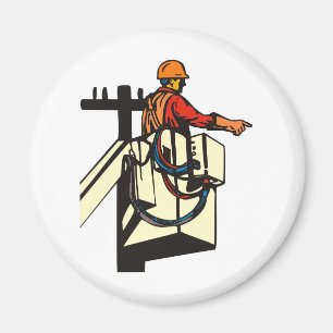 Imã Power Lineman — Trabalhador Eletrônico