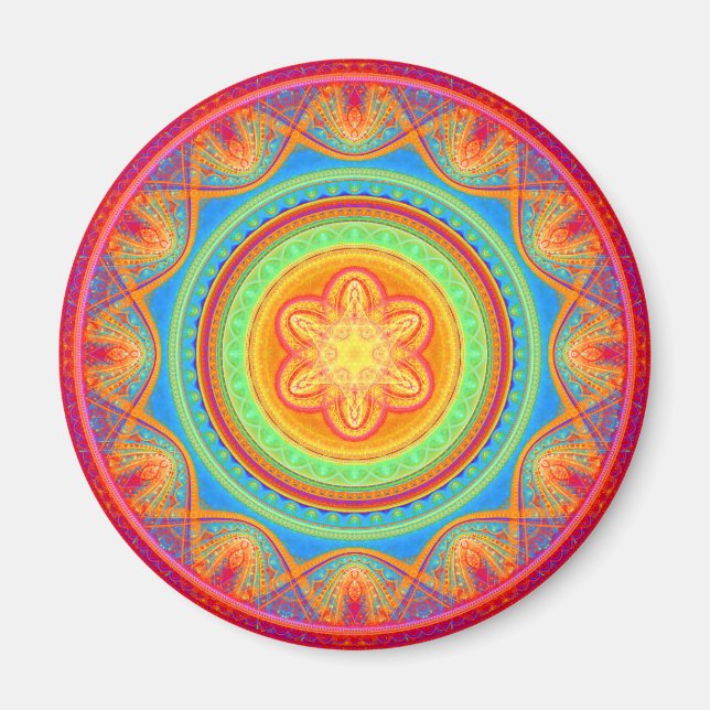 Imã Power Mandala Magnet (Frente)