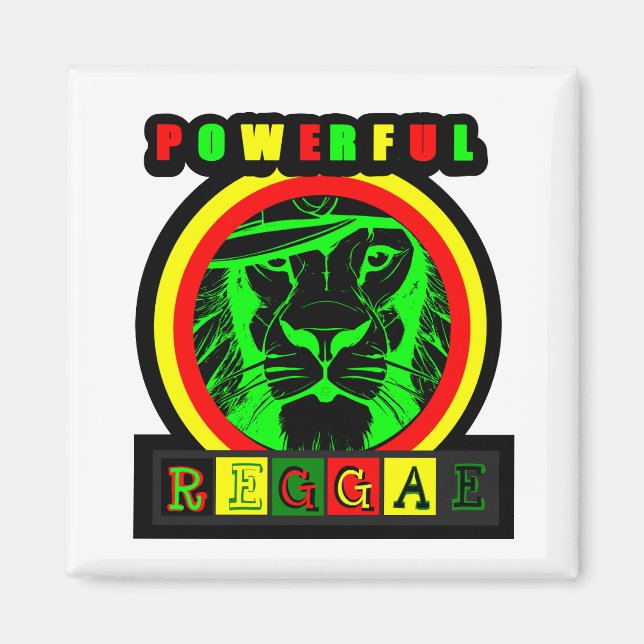Imã Powerful Reggae (Frente)