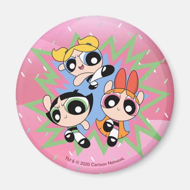 Imã Powerpuff Girls Powfator (Frente)