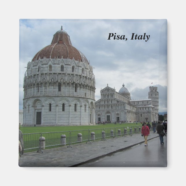 Imã Praça da Catedral em Pisa, Itália (Frente)