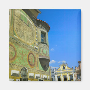 Imã Praça da cidade velha rodeada pelo século XVI