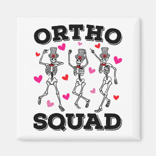 Imã Praça de Namorados de Esqueleto Orthad Squad Danci
