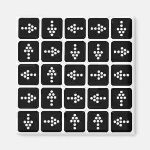 Imã Praça de seta LED