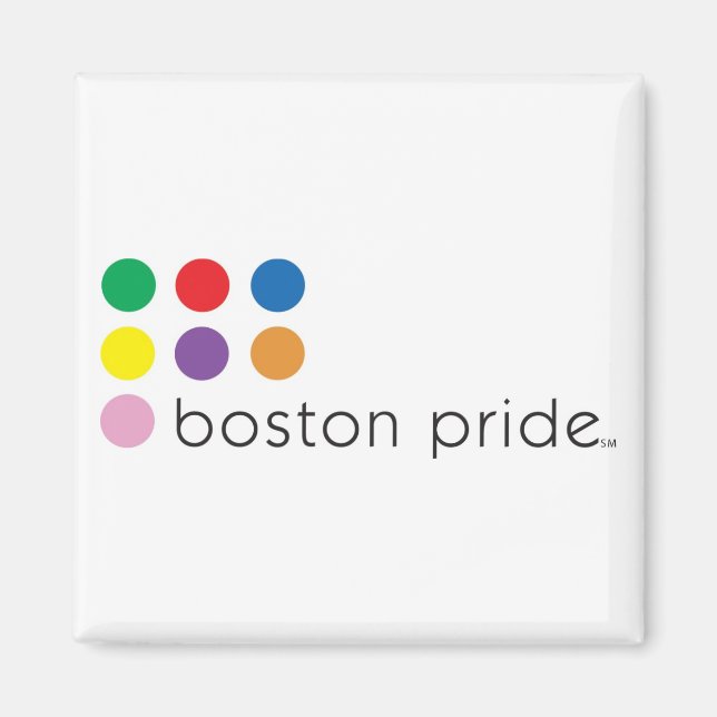 Imã Praça do Magnet do Orgulho de Boston (Frente)