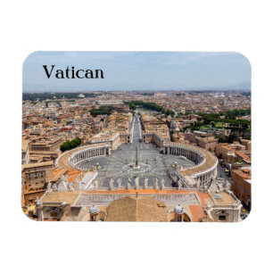 Ímã Praça do Santo Peter em Vaticano e Roma