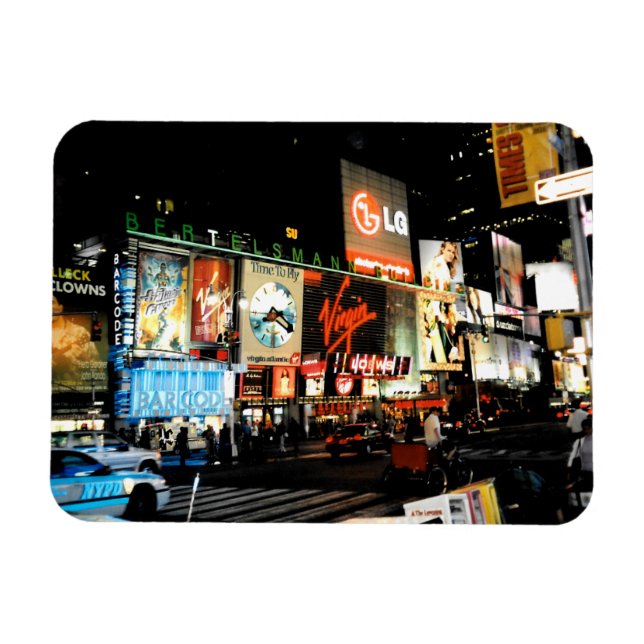 Ímã Praça do Tempo NYC Nova York (Horizontal)