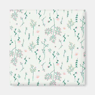 Imã Praça Floral Primavera do Padrão de Flor