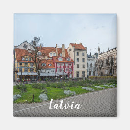 Imã Praça Livu em Riga, Letónia
