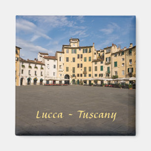 Imã Praça Piazza Anfiteatro em Lucca - Toscana, Itál