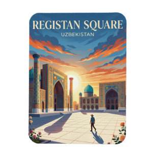 Ímã Praça Registan Uzbequistão