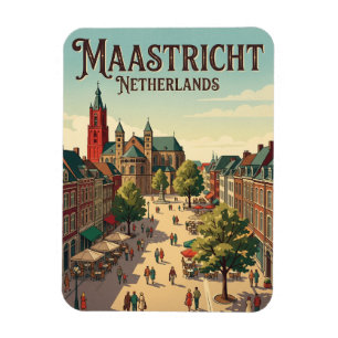 Ímã Praça Vrijthof, Maastricht Países Baixos