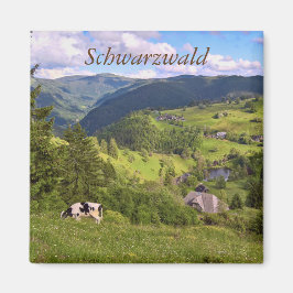 Imã Prados verdes e uma vaca com vista panorâmica