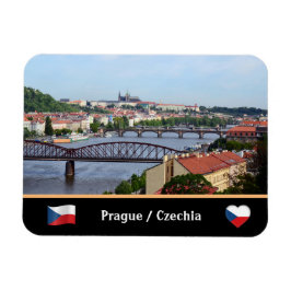 Ímã Praga, Castle & River Bridges / República Checa