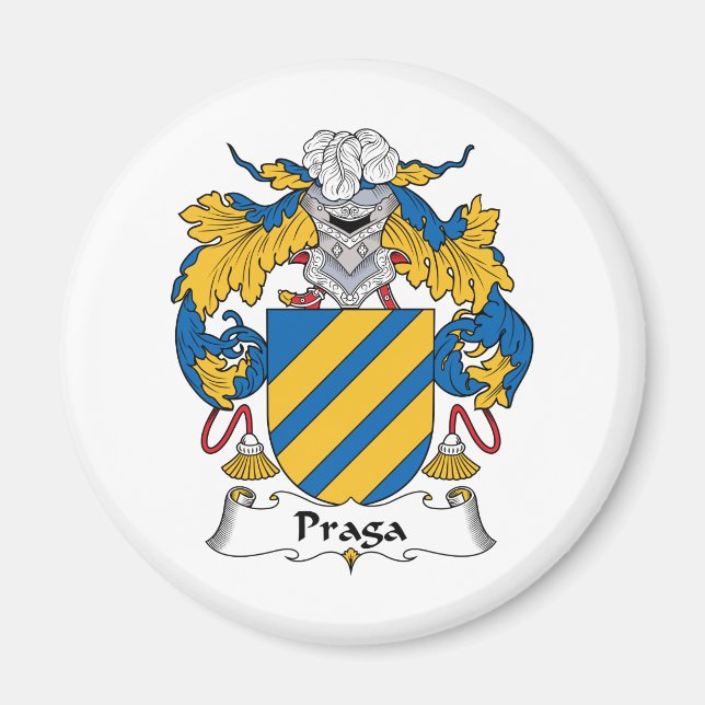 Imã Praga Family Crest (Frente)