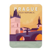 Praga República Checa Viagem Art Vintage