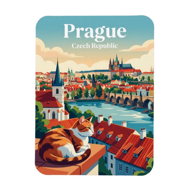 Ímã Praga República Tcheca (Vertical)