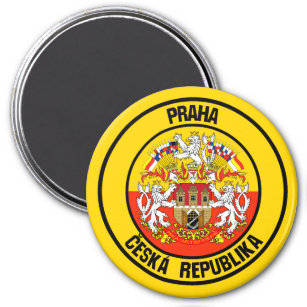Imã Praga Round Emblem