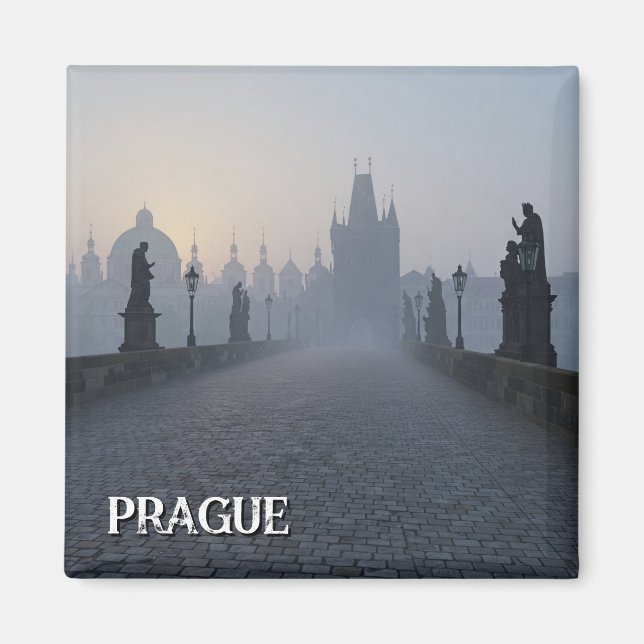 Imã Prague Charles Bridge Viagem (Frente)