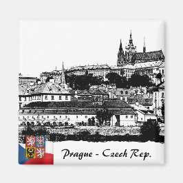 Imã Prague Magnet, Charles Bridge / Prague Castle