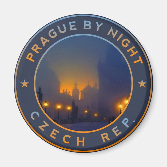 Imã Praha da Noite, Praga (Frente)