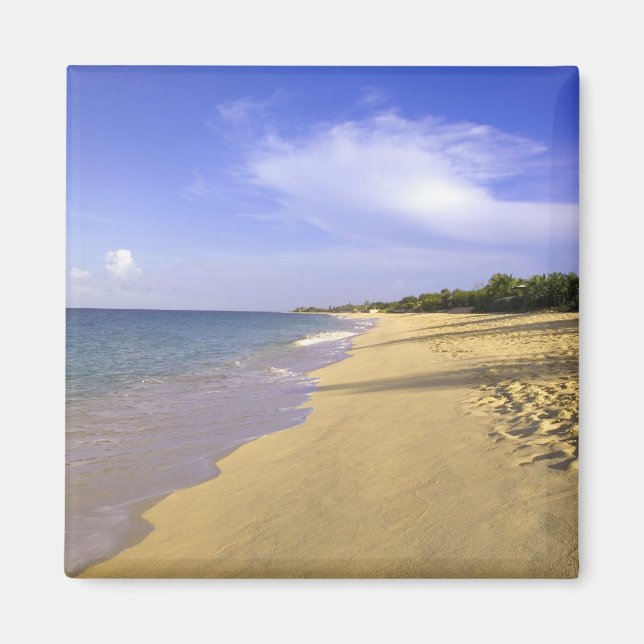 Imã Praia Baie Longue Long Bay, St. Martin, (Frente)