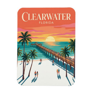 Ímã Praia Clearwater EUA