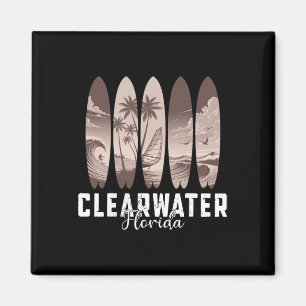 Imã Praia Clearwater Flórida Surfboard Homens Mulheres