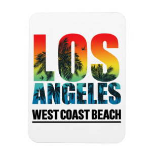 Ímã Praia da Costa Oeste de Los Angeles