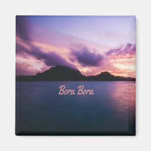 Imã Praia da Ilha Bora Bora Suset