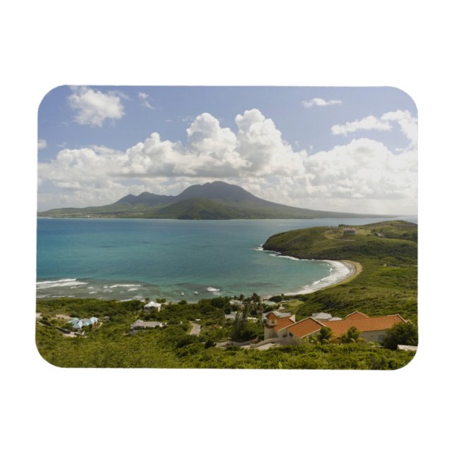 Ímã Praia da Tartaruga, península sudeste, St Kitts, (Horizontal)