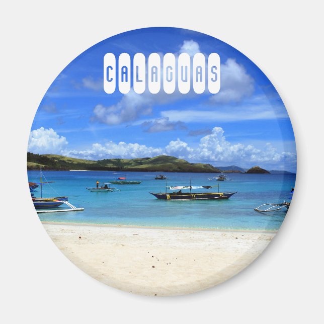 Imã Praia de Calaguas em Camarines, Filipinas (Frente)