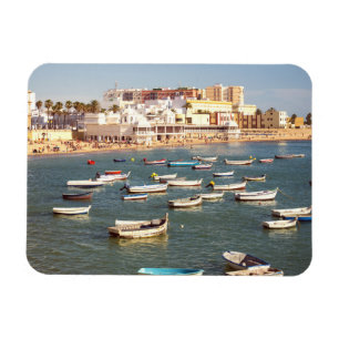 Ímã Praia de Caleta em Cadiz, a Andaluzia, espanha