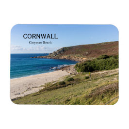 Ímã Praia de Gwynver em Cornwall Inglaterra