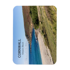 Ímã Praia de Gwynver em Cornwall Inglaterra