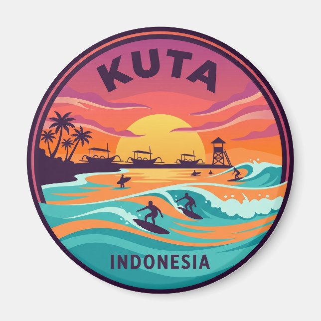 Imã Praia de Kuta Indonésia (Frente)