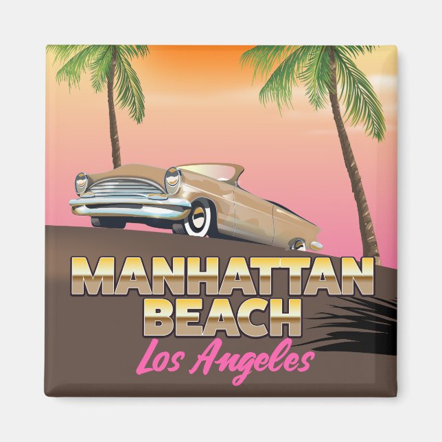 Imã praia de Manhattan Los Angeles (Frente)
