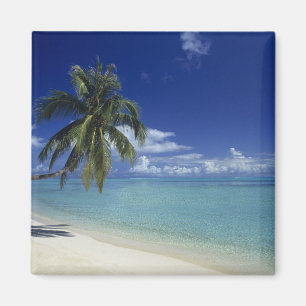 Imã Praia de Matira na ilha de Bora Bora,