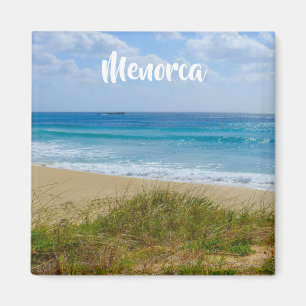 Imã Praia de Menorca e lembrança das dunas