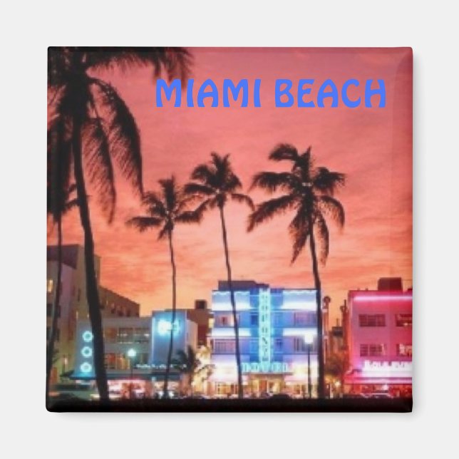 Imã Praia de Miami, Flórida (Frente)