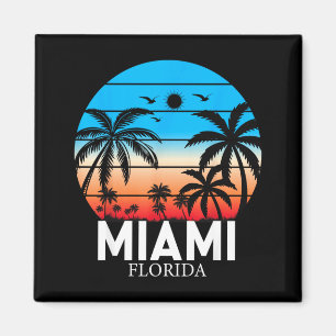 Imã Praia de Miami Flórida Férias de Verão Pôr do Sol