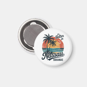 Imã Praia de Nassau Bahamas Verão