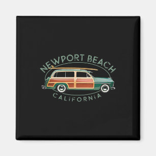 Imã Praia de Newport Califórnia Surf Vintage