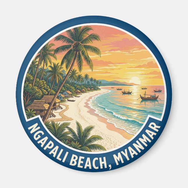 Imã Praia de Ngapali Myanmar (Frente)