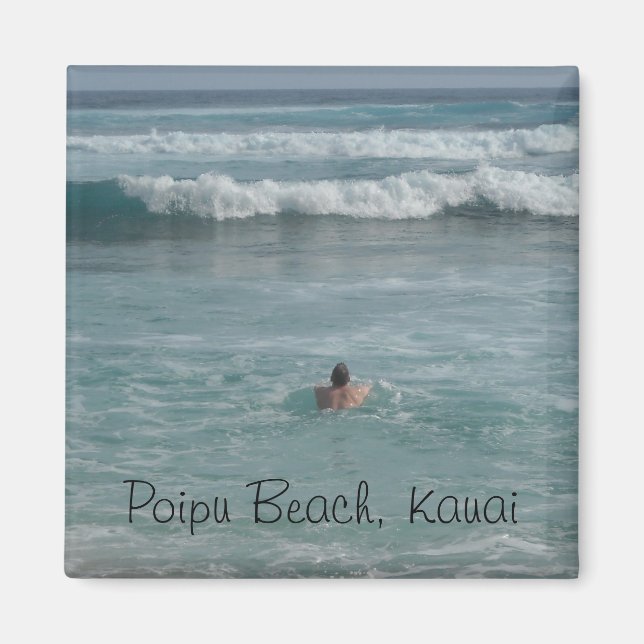 Imã Praia de Poipu, Kauai (Frente)